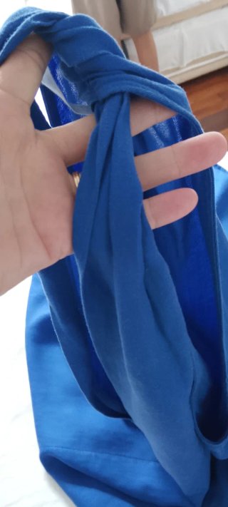 Vestido largo Sfera azul talla M
