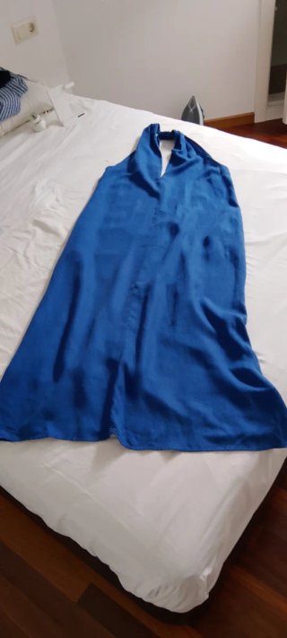 Vestido largo Sfera azul talla M