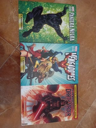 Tres cómics diferentes