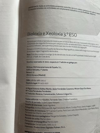 Libros de 3 de la eso pontevedra