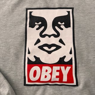 Sudadera Obey Giant Face Gris