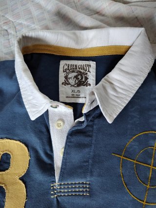 Polo manga larga hombre talla L Green Coast