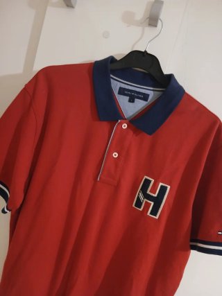 Polo Tommy Hilfiger Rosso Taglia L
