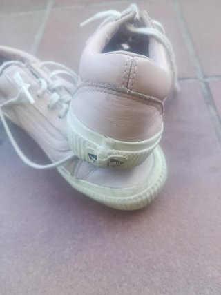 Zapatillas Vans rosas mujer. Talla 36'5