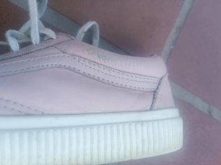 Zapatillas Vans rosas mujer. Talla 36'5