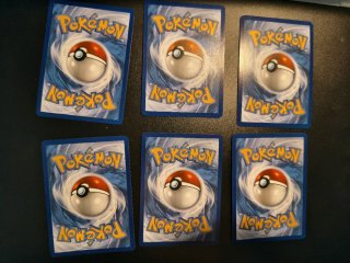 Lote 6 cartas Pokemon
