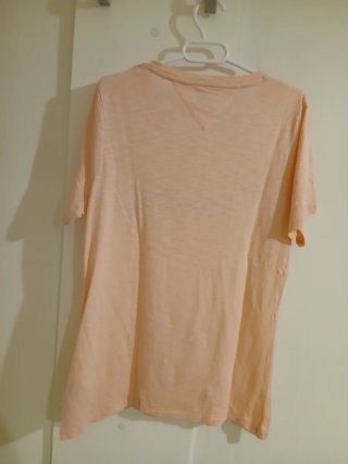 T-shirt Tommy Hilfiger donna rosa oro