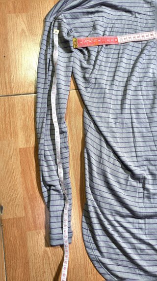 Camiseta rayas gris/morado 190
