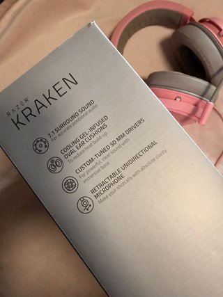 Cascos Gaming Razer Kraken Quartz Rosa