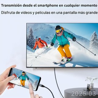 THZZHNNO Cable USB-C a VGA 1080p 60Hz 2m TC-403