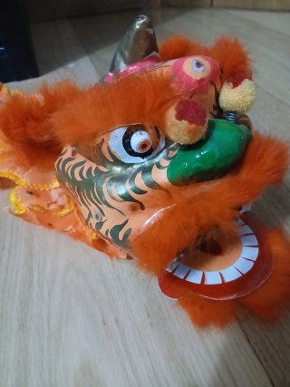 Cabeza de León Chino Naranja
