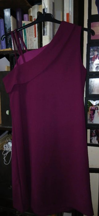 Vestido morado talla M