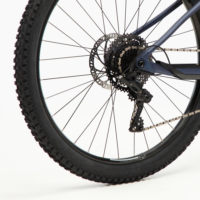 Bicicleta eléctrica montaña E-Expl 520 azul noche