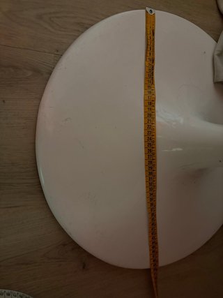Silla Cognac Vintage Roja y Blanca años 60