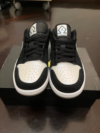 Scarpe Jordan 1 Low SE Nere Bianche 40.5