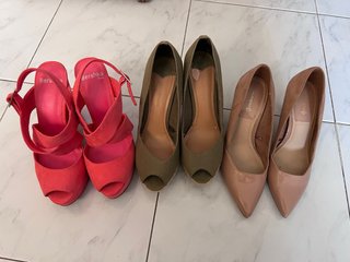 Se vende lote de sandalias y tacones talla 37