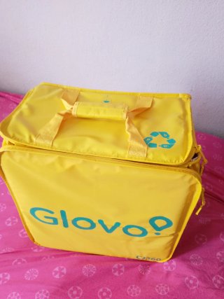 Mochila Glovo nueva con material