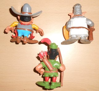 Figuras vintage de goma