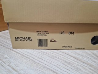 Sandalias Michael Kors Romanas Marrones Doradas