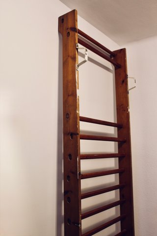 Espaldera de gimnasio de madera maciza