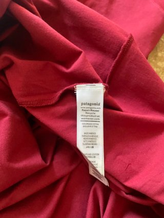 Camiseta Patagonia Roja Talla M