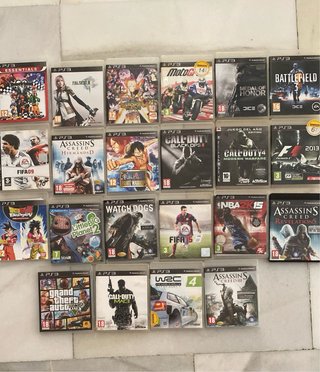 Lote de 20 Videojuegos PS3 (Como Nuevos)