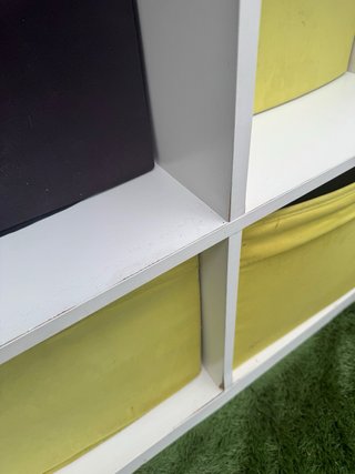 Mueble Expedit Ikea + 4 cajas Drona