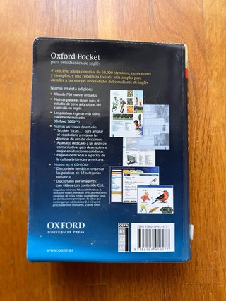 Diccionario Oxford Pocket para estudiantes de i...