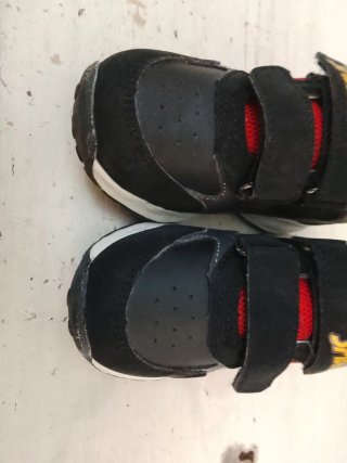 Scarpe Bambino Spiderman Nere Rosse Velcro