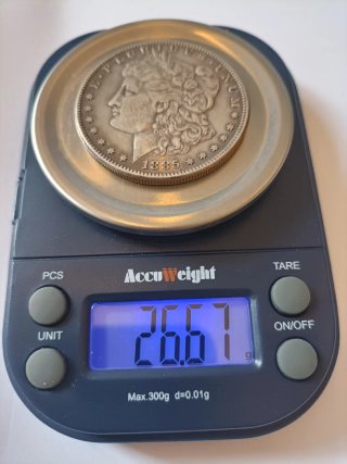 Dólar Morgan 1885 Plata 900‰ Original