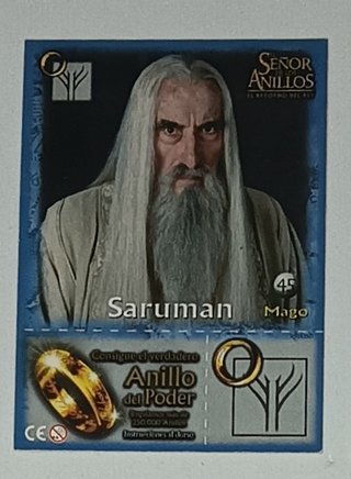 Lote 9 cromos Señor de los Anillos