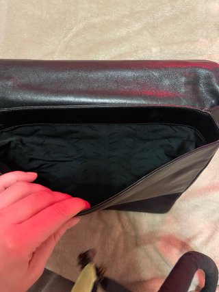 Pollini borsa argento e pelle 1990