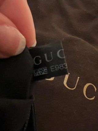 Borsa a tracolla Gucci nera