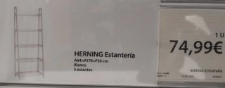 Estantería Blanca Madera NUEVA