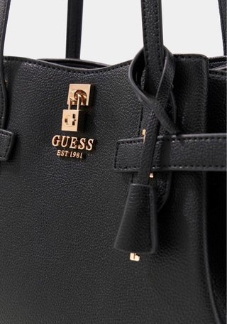 Bolso de hombro negro Guess