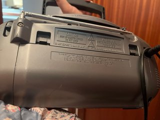 Radio CD Casete Sanyo Bass Xpander Portátil