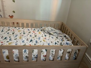 Cama Montessori Creta con barandilla