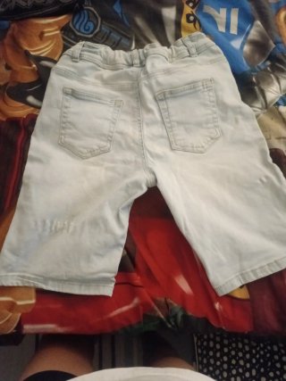 Pantalón corto vaquero skinny azul