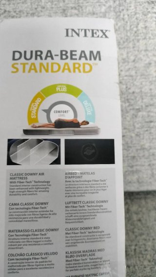 Colchón Hinchable Intex 76cm Dura-Beam