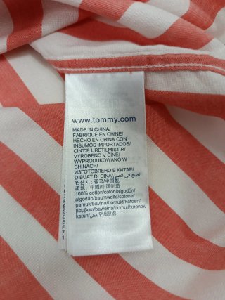 Tommy Hilfiger camisa manga corta Coral Blanco - L