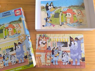 2 Puzzles Bluey Educa 50 piezas