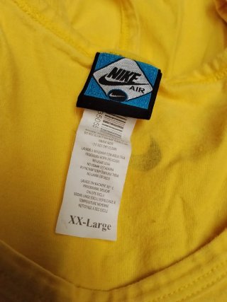 Camiseta sin manga Nike amarilla Talla L