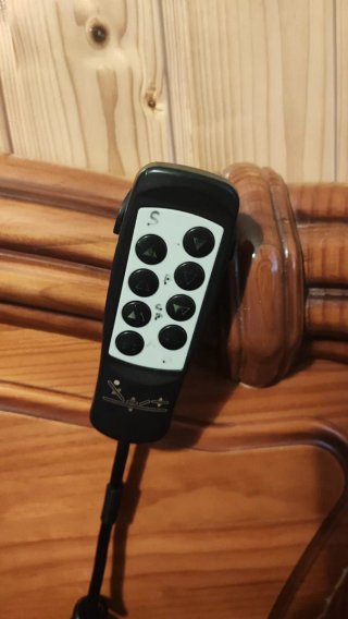 Cama geriátrica articulada con carro elevador