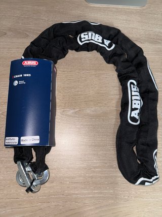 Catena di sicurezza Abus 10 KS170 con anelli temprati