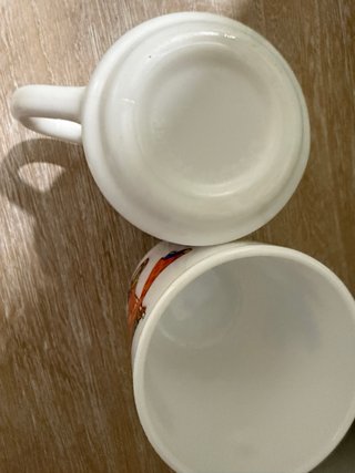 Tazas vintage Arcopal con payasos