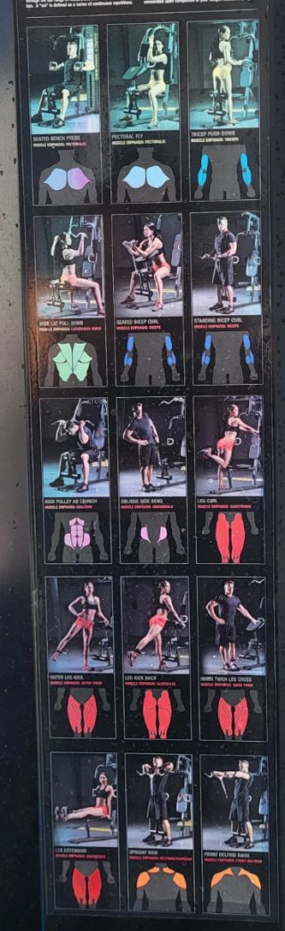 Máquina de gimnasio multifunción