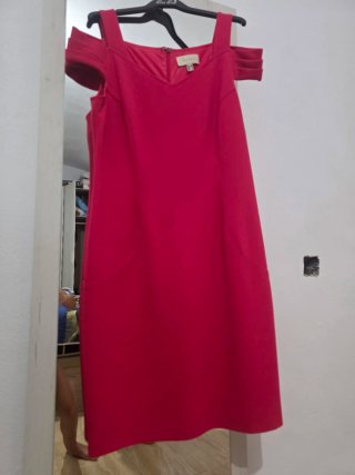 Vestido fiesta mujer DIVAD rojo