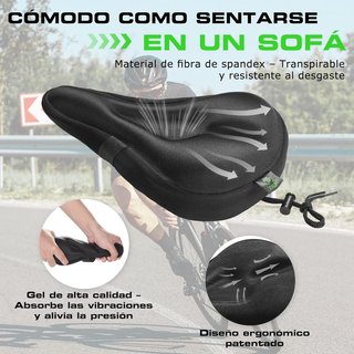Funda de Gel Zacro para Sillín de Bicicleta
