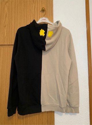 Sudadera Bershka Bicolor Beige y Negra