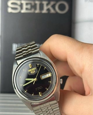 Orologio Seiko Automatico Vintage Nero